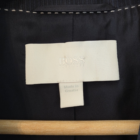 Hugo Boss Jalanda Professional Virgin Wool Classic Suit Jacket Blazer Size 6 - Picture 8 of 9